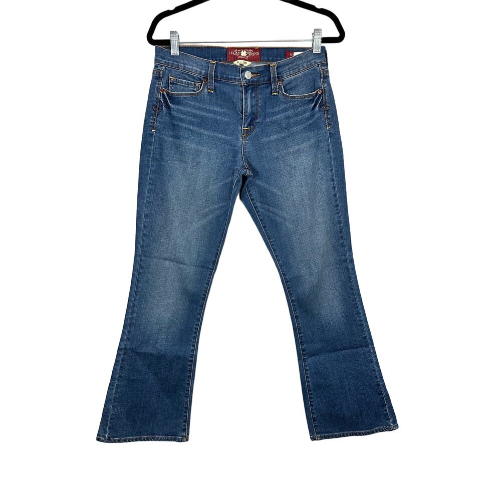 Lucky Brand Vintage Y2K Women’s Sofia Bootcut Ankle Denim Jeans size 6 or 28